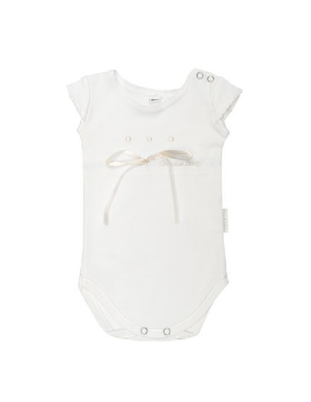 Body bebé Chocolat Baby lazo dorado
