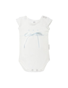 Body bebé Chocolat Baby lazo azul