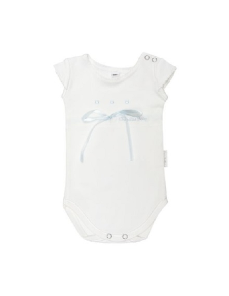 Body bebé Chocolat Baby lazo azul