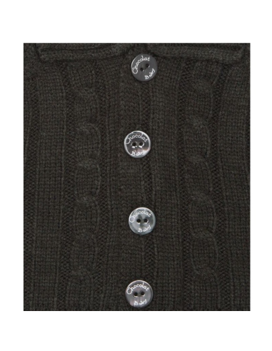 Chaqueta de bebé de punto Chocolat Baby