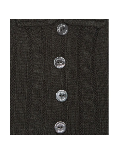 Chaqueta de bebé de punto Chocolat Baby