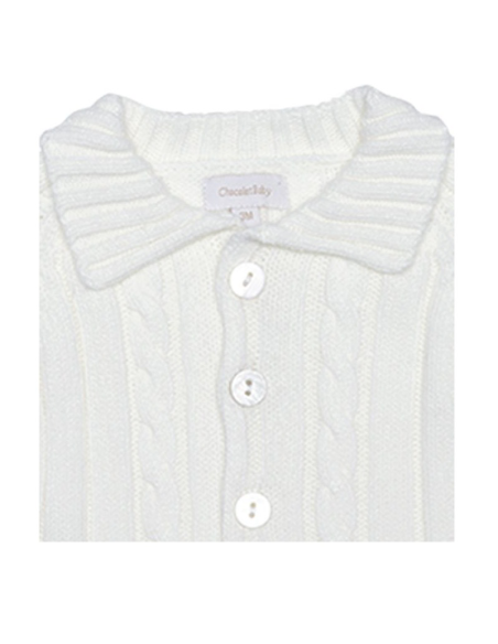 Chaqueta de bebé de punto Chocolat Baby