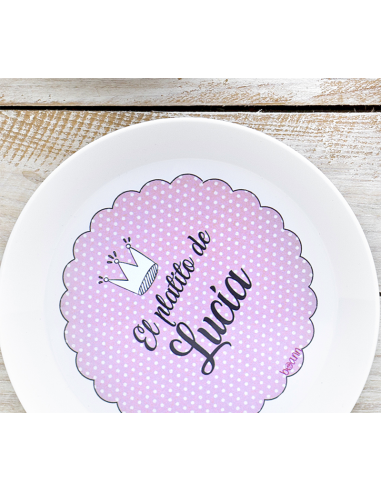 Vajilla completa personalizada para bebé