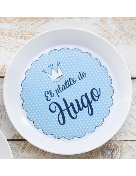 Vajilla completa personalizada para bebé