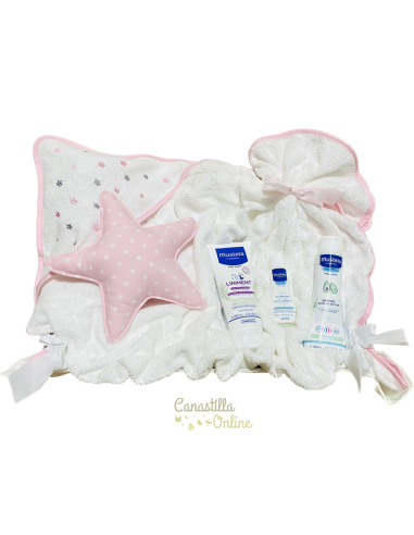 cesta de baño para bebé personalizada