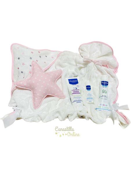 cesta de baño para bebé personalizada