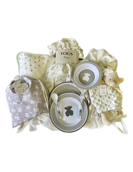 Canastilla para bebé Tous Baby personalizada