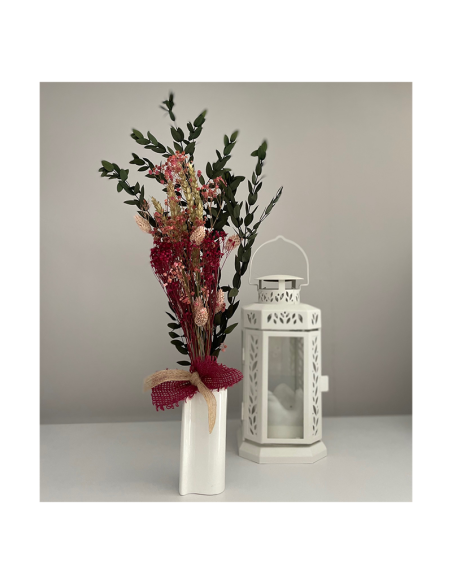 Ramillete de flores preservadas