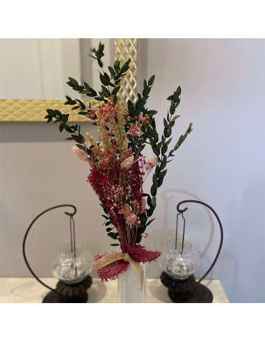 Ramillete de flores preservadas