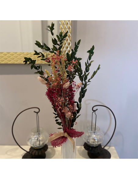 Ramillete de flores preservadas
