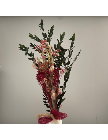 Ramillete de flores preservadas
