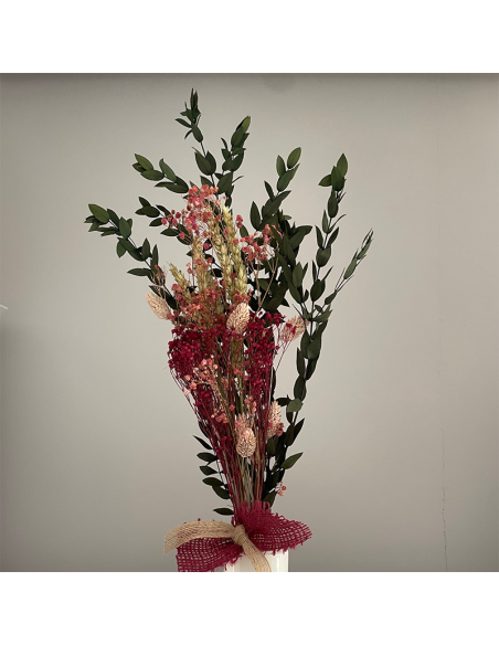Ramillete de flores preservadas