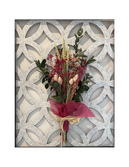 Ramillete de flores preservadas