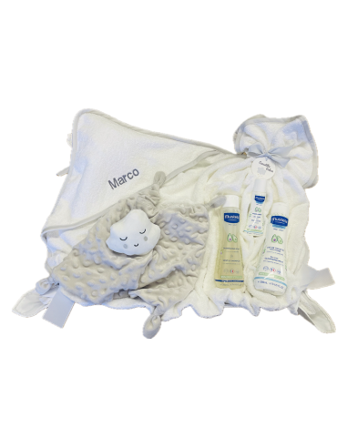 cesta de baño para bebé personalizada