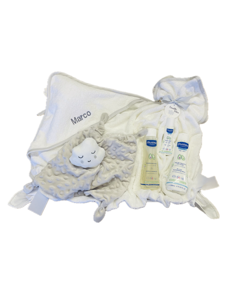 cesta de baño para bebé personalizada