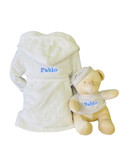 Albornoz personalizado para bebé