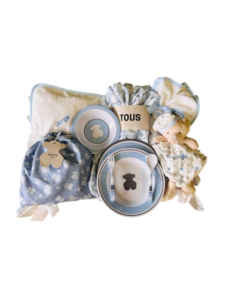 Canastilla para bebé Tous Baby personalizada