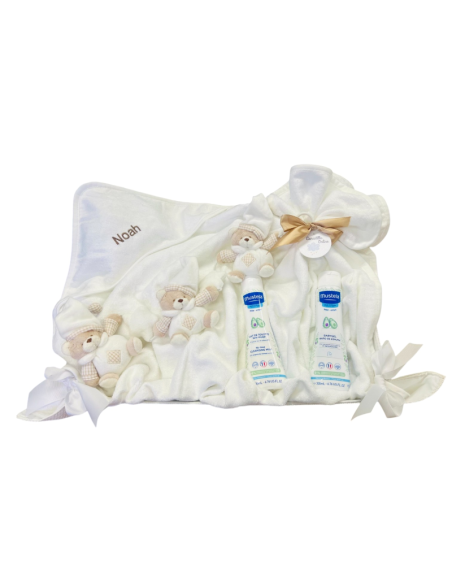cesta de baño para bebé personalizada