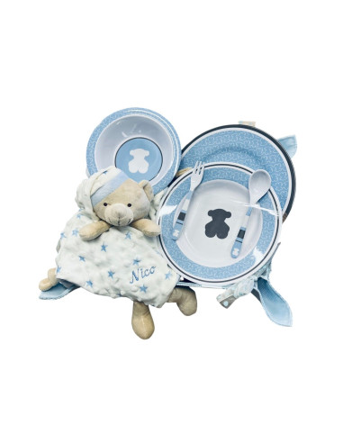 Cesta para bebé Vajilla Tous Baby