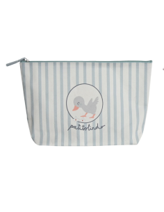 Neceser canvas patito azul