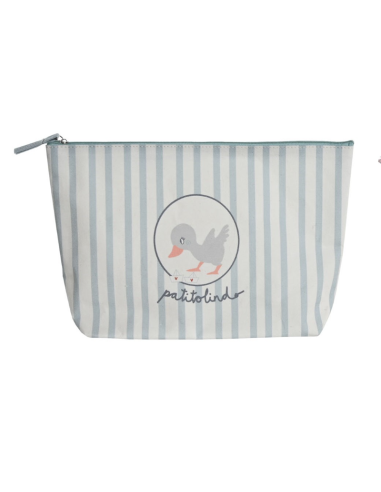 Neceser canvas patito azul