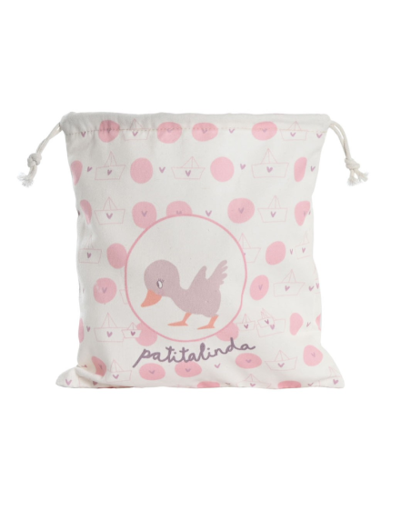 Bolsita petate patito rosa
