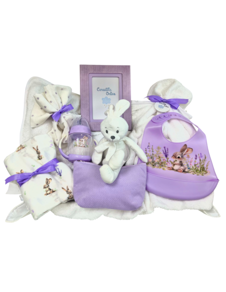 canastilla de bebé Lavanda