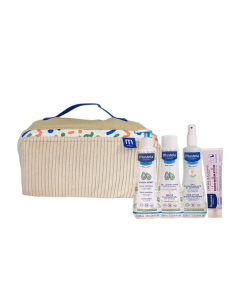 Mustela Neceser Vanity Esenciales de bebé pack 4 productos