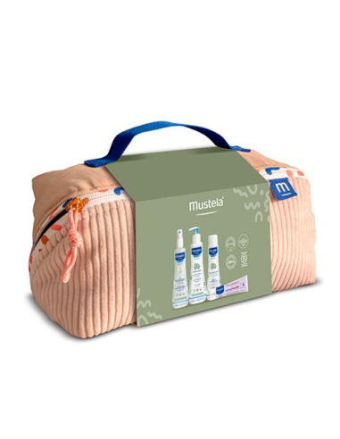 Mustela Neceser Vanity Esenciales de bebé pack 4 productos