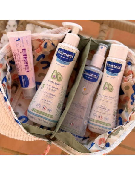 Mustela Neceser Vanity Esenciales de bebé pack 4 productos