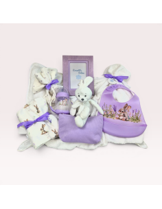canastilla de bebé Lavanda