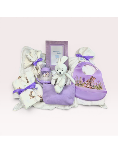 canastilla de bebé Lavanda
