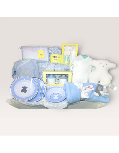 Canastilla Tous para bebe con productos personalizables