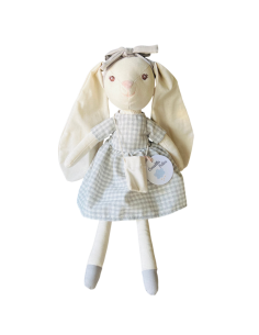 Muñeca de trapo Conejita Gris Personalizada