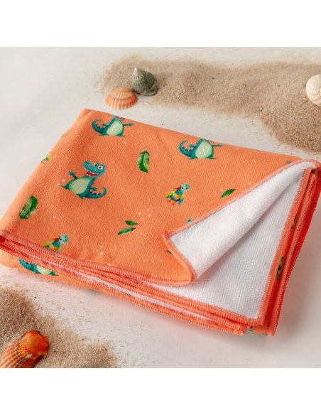 Toalla playa microfibra Caracoles