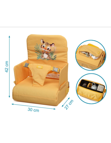 Trona portátil plegable de viaje Kiokids