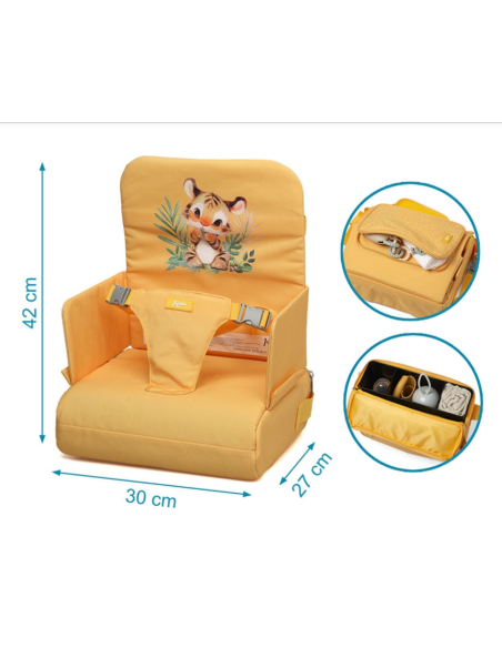 Trona portátil plegable de viaje Kiokids