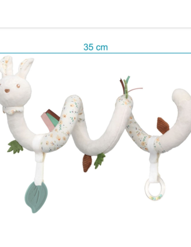 Espiral de peluche Conejo para el carrito o la cuna