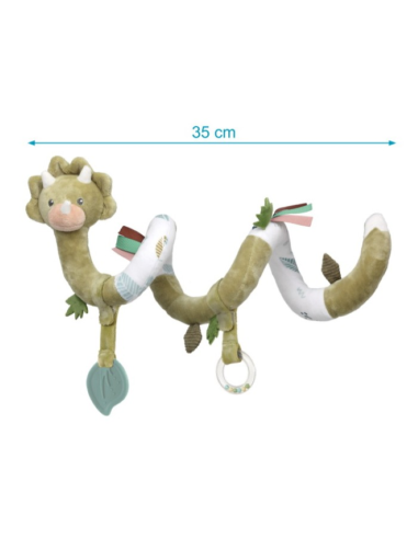 Espiral de peluche Dinosaurio para el carrito o la cuna