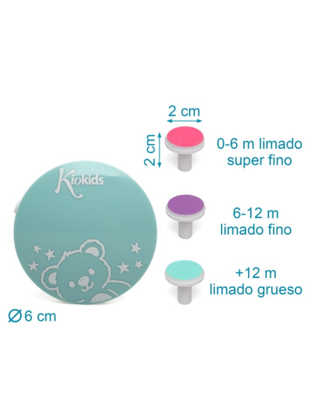 Set de manicura eléctrico para el bebé