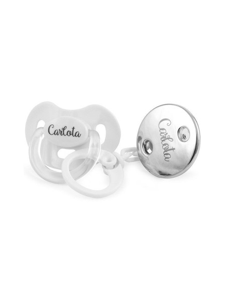 Pack Premium cadena y chupete personalizado para bebé